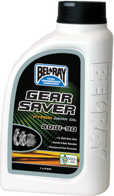 BEL-RAY GEAR SAVER HYPOID GEAR OIL 80W -90 LITER PART# 99230-B1LW