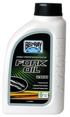 BEL-RAY HIGH-PERFORMANCE FORK OIL 20W LITER PART# 99340-B1LW