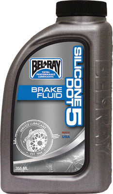 BEL-RAY SILICONE DOT 5 BRAKE FLUID 355 ML PART# 99450-B355W