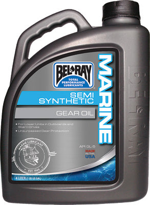 BEL-RAY MARINE SEMI-SYNTHETIC GEAR OIL 4L PART# 99740-BT4