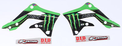 D COR 2012-2015 KAWASAKI KX450F GRAPHIC KIT 16 MONSTER KAW KXF 450 12-15 10-20-7