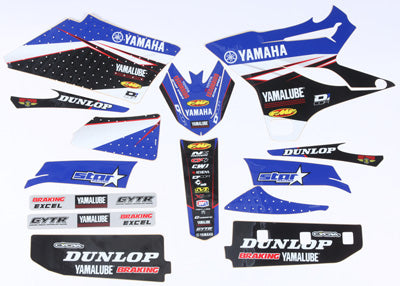 D COR 2014-2015 YAMAHA YZ85 GRAPHIC & TRIM KIT 16 STAR YAM YZ 85 15-16 10-50-116