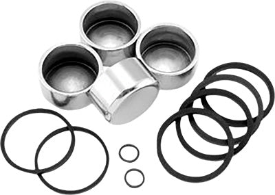 CYCLE PRO CALIPER REBUILD KITS FRONT/REAR SEAL KIT W/PISTONS 19143M