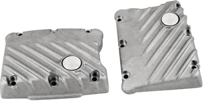 EMD 2013-2014 Harley-Davidson FXSBSE CVO Breakout RIBBED ROCKER COVERS RAW PAIR