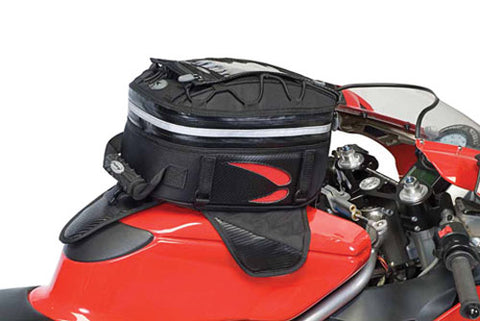 DOWCO BACKROADS LARGE TANK BAG EXPANDS TO: 14  X 9.5  X 6 PART#  50143-00