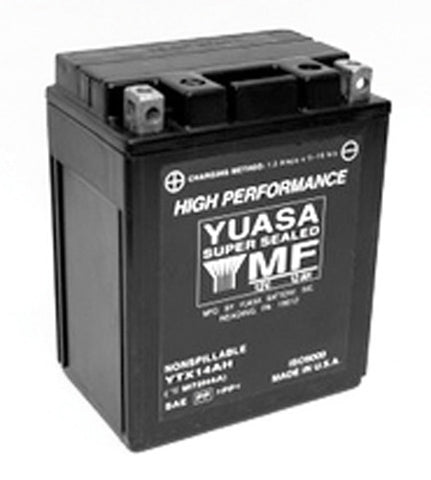 YUASA YUAM62H4A YTX14AH-BS H-PERFORMANCEMF BATTERY