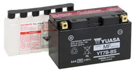 YUASA MAINTENANCE FREE BATTERY YT7B-BS PART NUMBER YUAM62T7B