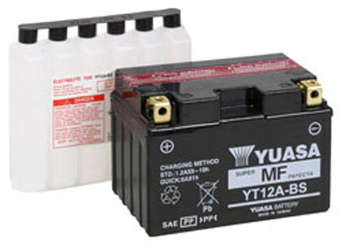 YUASA YUAM32ABS YT12A-BS MAINTENANCE FREE 12 VOLT BATTERY