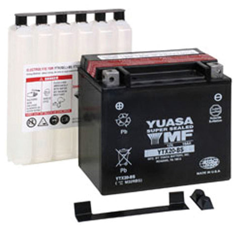 YUASA YUAM32RBS YTX20-BS MAINTENANCE FREE 12 VOLT BATTERY