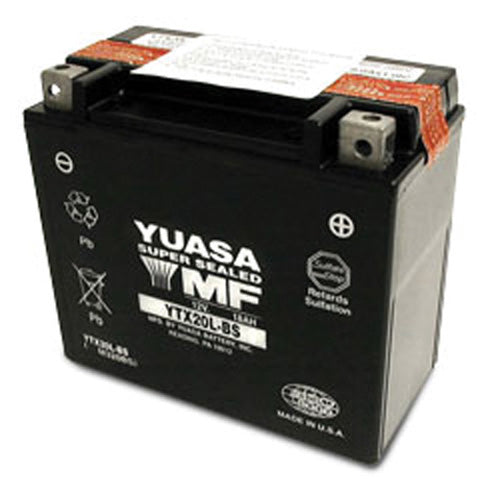 YUASA YUAM320BS YTX20L-BS MAINTENANCE FREE 12 VOLT BATTERY