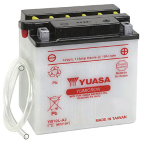 YUASA CONVENTIONAL BATTERY YB10L-A2 PART NUMBER YUAM2210Y