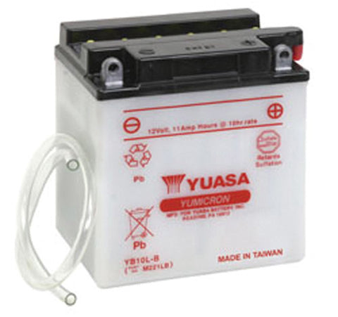 YUASA CONVENTIONAL BATTERY YB10L-B PART NUMBER YUAM221LB