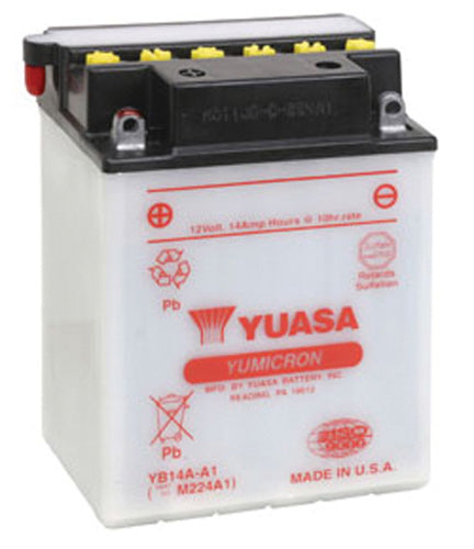 YUASA YUAM224A1 YB14A-A1 YUMICRON-12 VOLT BATTERY