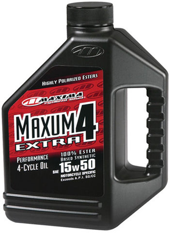 MAXIMA 329128 EXTRA 15W50 100% SYNTHETIC MAXUM4 SERIES 128 OZ