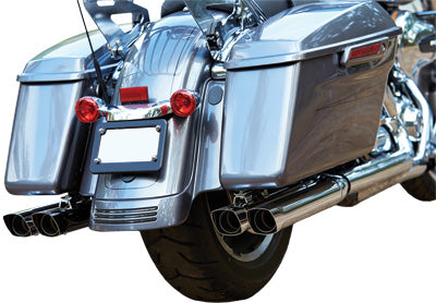 FIREBRAND 2009 Harley-Davidson FLHT Electra Glide DOUBLE DOWN MUFFLERS CHROME 2.