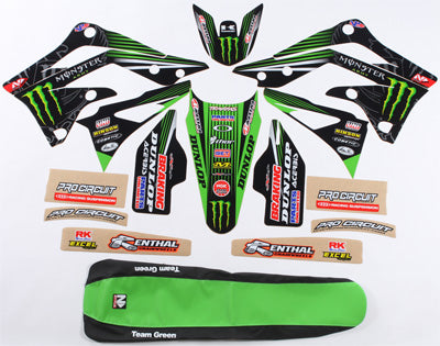 N-STYLE 2015 TEAM GREEN GRAPHIC KIT PART# N40-3749 NEW