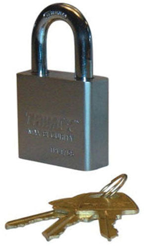 TRIMAX TPL175S SOLID STEEL PADLOCK 1.25" X 10MM SHACKLE