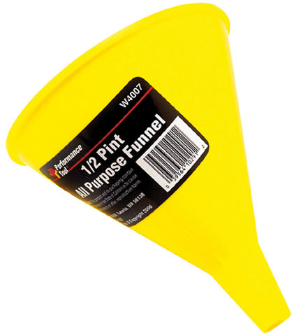 PERFORMANCETOOL W4007 ALL PURPOSE FUNNEL 1 2 PT.