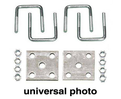 C.E. SMITH 23102 AXLE TIE PLATE KIT 1-1 2 SQ