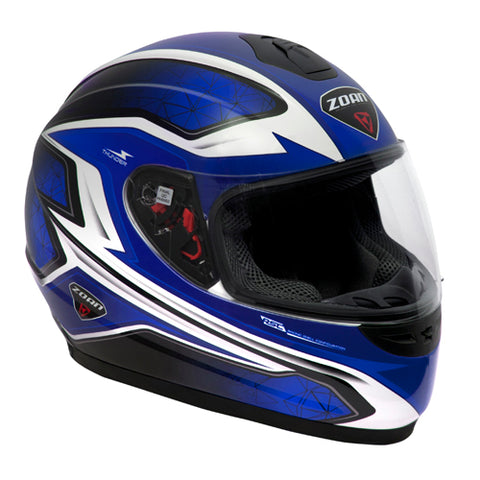 ZOAN ZOAN THUNDER YOUTH SN/E HELMET BLUE MED 223-111SN/E