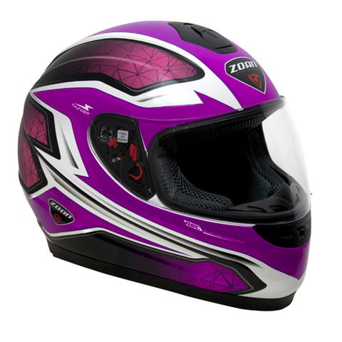 ZOAN ZOAN THUNDER YOUTH SN/E HELMET PINK MAGENTA MED 223-171SN/E