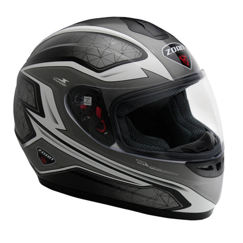 ZOAN ZOAN THUNDER YOUTH M/C HELMET - SILVER - SMALL 223-120