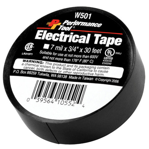 PERFORMANCETOOL W501 ELECTRICAL TAPE 3 4 X 30